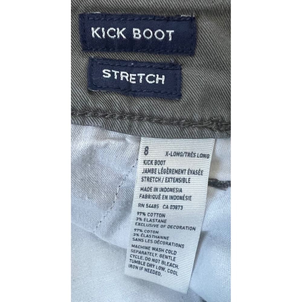 American Eagle Outfitters Olive Green Chino Trousers - Picture 4 of 8